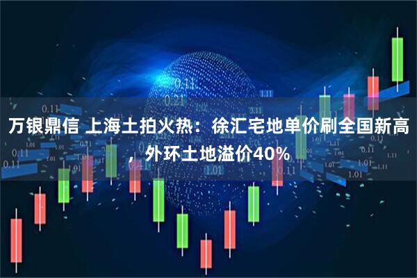 万银鼎信 上海土拍火热：徐汇宅地单价刷全国新高，外环土地溢价40%